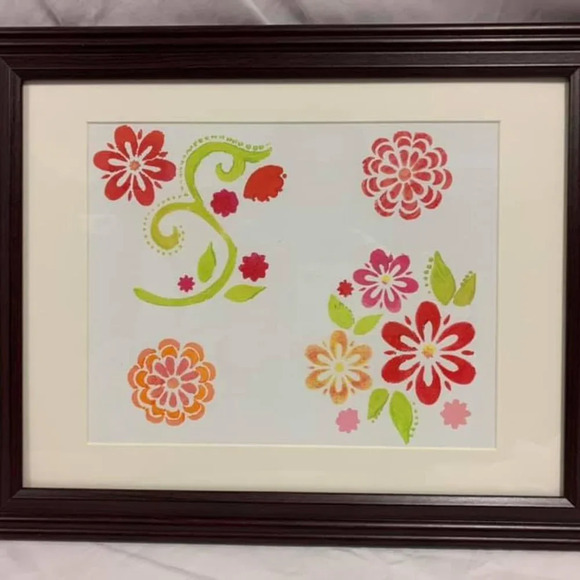 ORIGINAL florals on canvas panel - 8”x10” - Picture 8 of 8